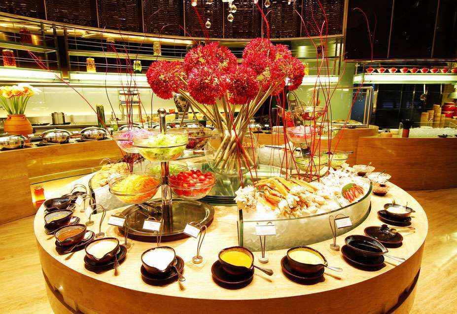 Wyndham Grand Plaza Royale Oriental Xangai Restaurante foto